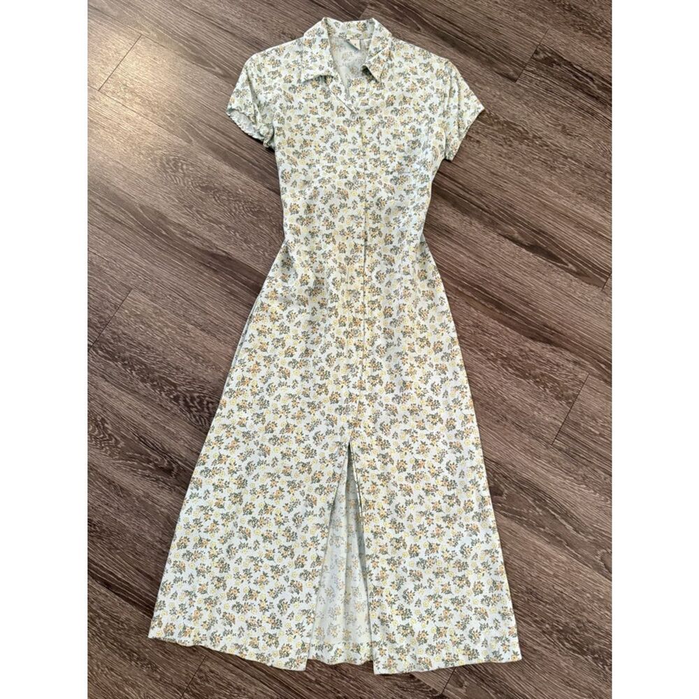 Gap Vintage Floral Button Up Maxi Dress - Picture 1 of 5